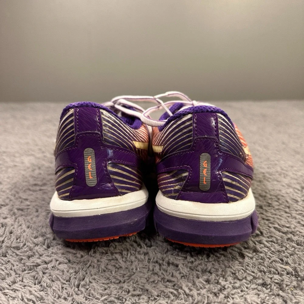 Asics Gel Lyte33 3 Running Shoes Womens 8 White Purple Minimal‎ Sneakers Gym